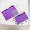 Simple, Thick and Tearable Multifunctional Coil This Candy-colored Horizontal Line Student Portable Notebook Message Index Card