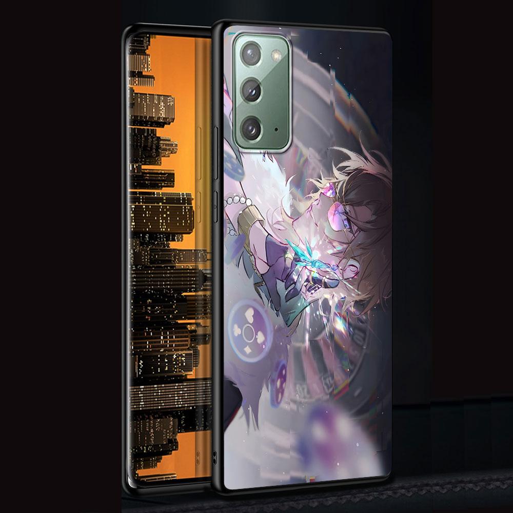 Aventurine Star Rail Case for Samsung Galaxy Note 20 Ultra 8 10 Lite 9 TPU Phone Cover Note 10 Plus Black Soft Shell Funda Capa Samsung Note 10