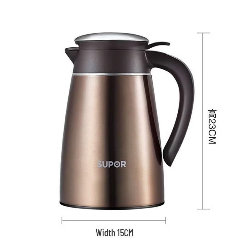 Supor 1.6L 304 Stainless Steel Thermal Carafe