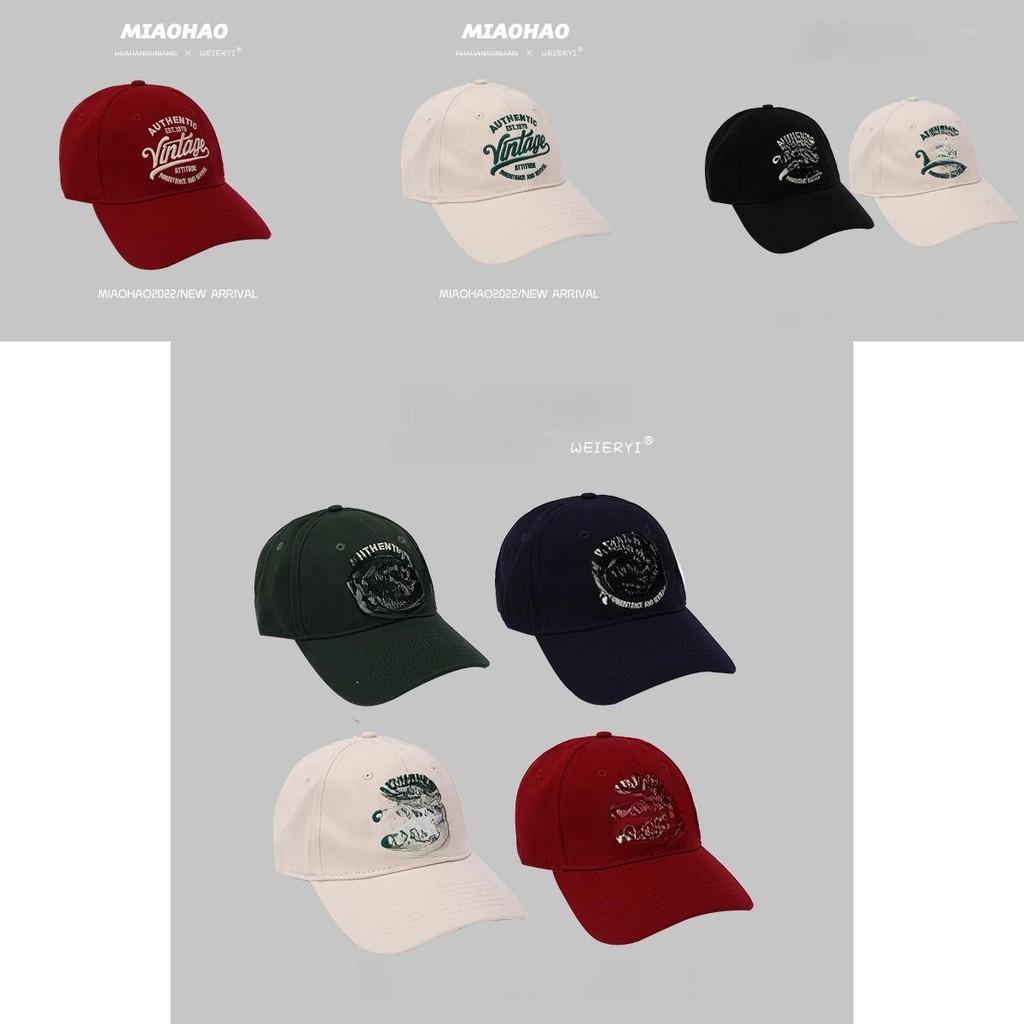 Vintage Style Embroidered Cotton Baseball Cap Unisex Adjustable Summer Hat