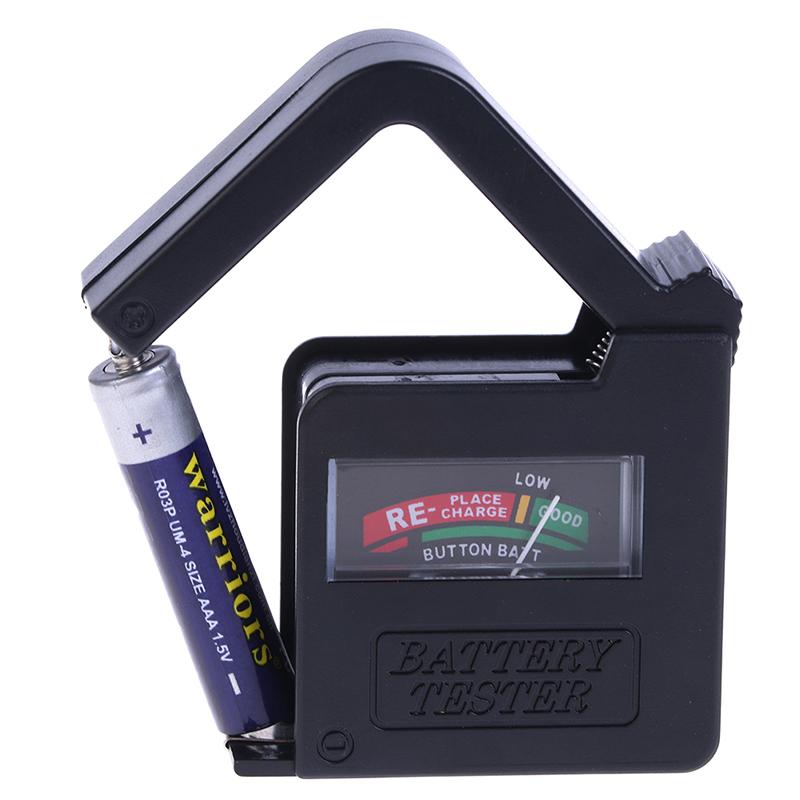 Aa/Aaa/C/D/18650/9V/1.5V Universal Button Cell Battery Volt Checker Tester Bt860