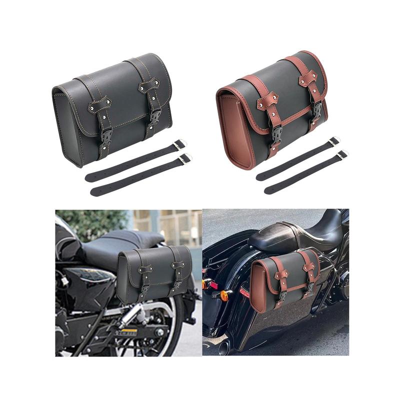 Generic Motorcycle Tool Bag Fork Bag Easy to Install Motorbike Saddle Bag