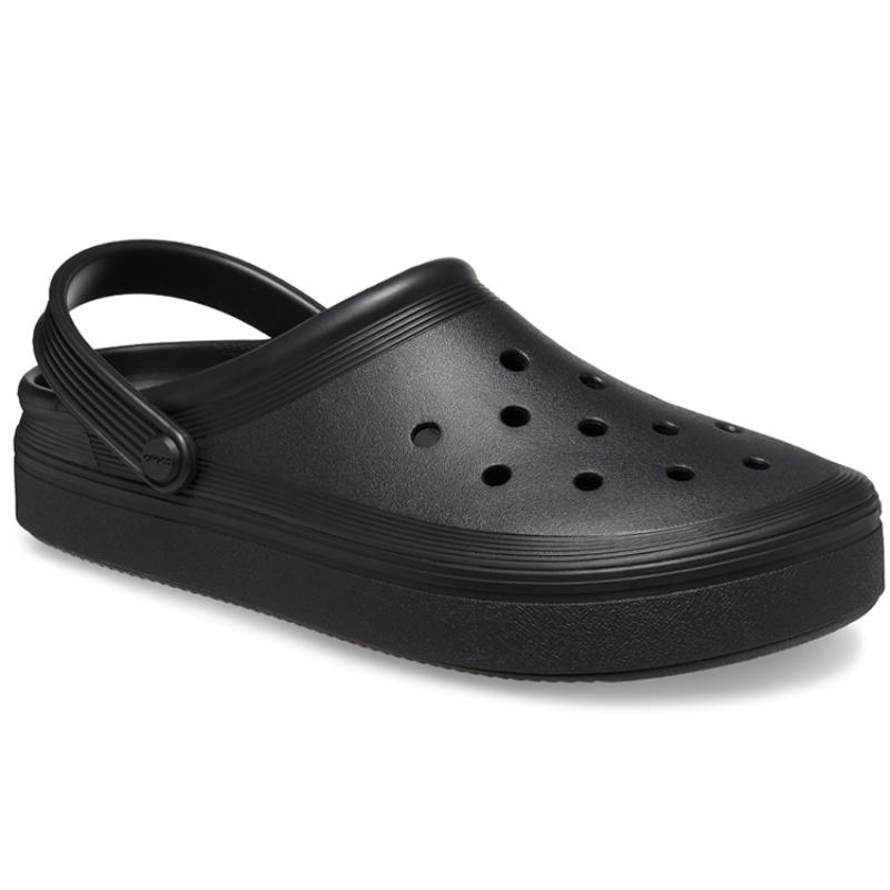 Crocs EVA Comfortable and Versatile Non-Slip and Abrasion Resistant Sandals Unisex Black