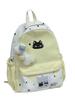 Schoolbag New Cat Backpack High Value Cartoon Casual Backpack Stylish and Simple Junior High School Large Capacity Commuting Schoolbag