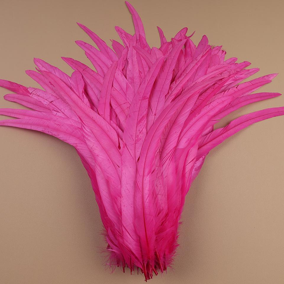 Rooster Feathers 35-40cm 40-45cm Handicraft Crafts DIY Natural Feather Handwork Party Plume Carnival Decoration