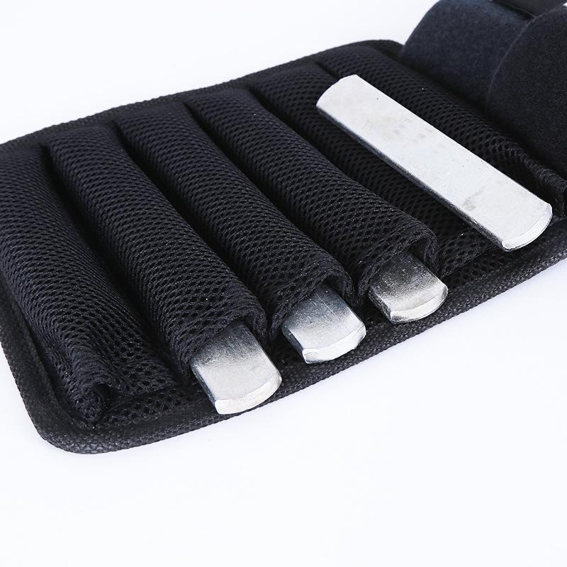 Adjustable Steel Plate Weighted Wristband for Indoor Fitness & Running