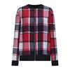 2025 Women's Plaid Zipper Baseball Jacket for Autumn/Winter