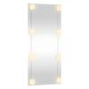 Vidaxl Lustro Ścienne Z Led, 50X100 Cm, Szklane, Prostokątne