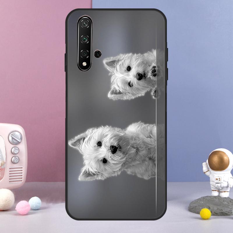 Westie Dog Cover For Huawei Nova Y61 Y91 Y60 Y70 Y90 9 10 SE 11 Pro 5T 11i 8i 3i P20 P40 P30 Lite Case