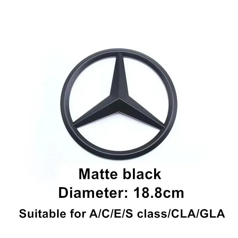 

C200 E200 For Mercedes Benz ABS Car Front Grille Emblem Decal Cover Accessories for Mercedes Benz W204 W205 W210 W211 W212 W213