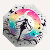 1pc Sailor Moon Inspired Auto-Open Close Umbrella - Portable 3-Fold Design with 8 Iron Ribs, Perfect for Outdoor, Festive Gifts, Travelers, Daily