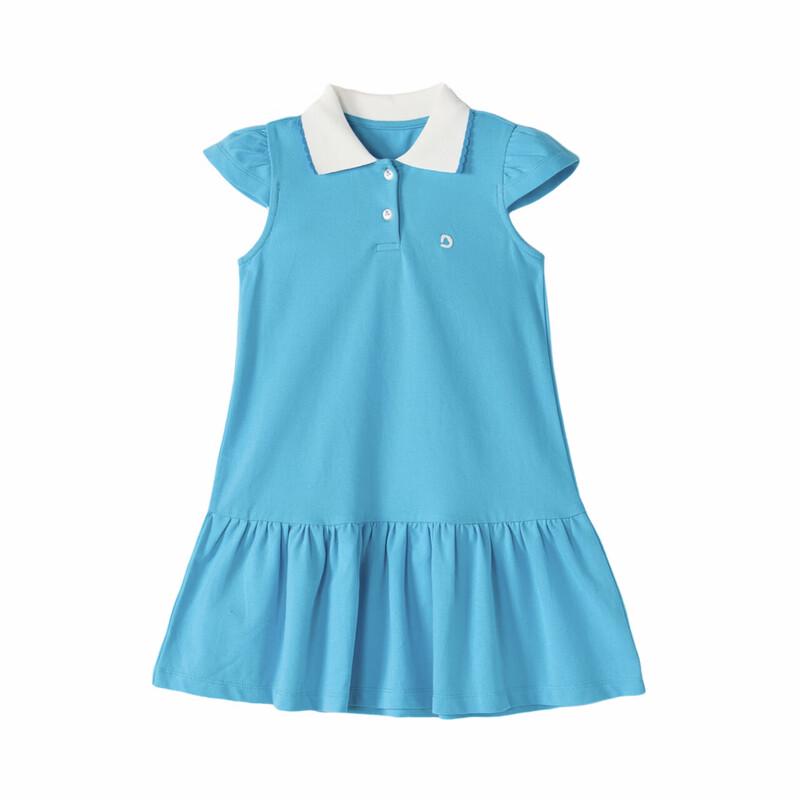Deesha Girls' Sweet Academy Ruffle Hem Dress