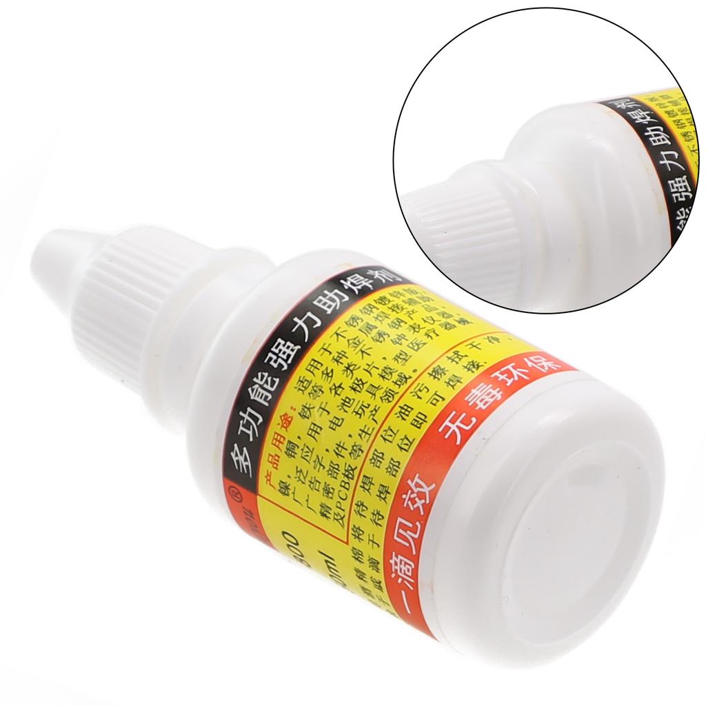 20 Ml 1pcs Stainless Steel Flux Soldering Paste Liquid Welding Solder Tool Liquid Welding Materials Soldering Tools HWY-800