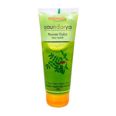 Soundarya: Cleansing Gel with Neem and Tulsi (100 G), Saundarya Neem-Tulsi Face Wash,