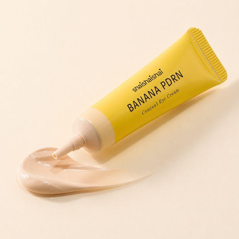 shaishaishai Banana PDRN Conceal Eye Cream 15g – Brightening Dark Circle Coverage Eye Cream