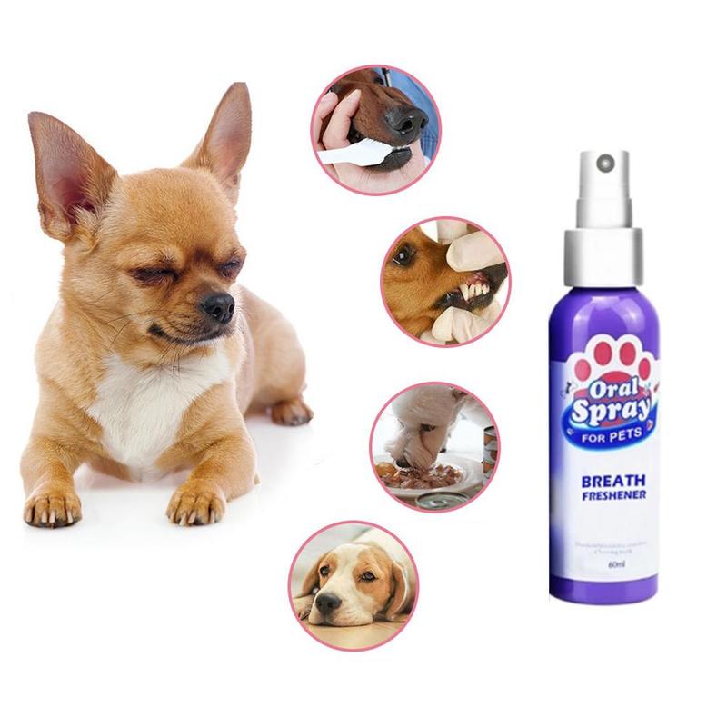 Buy Pet Breath Freshener Spray Dog Teeth Cleaner Fresh Dog Breath