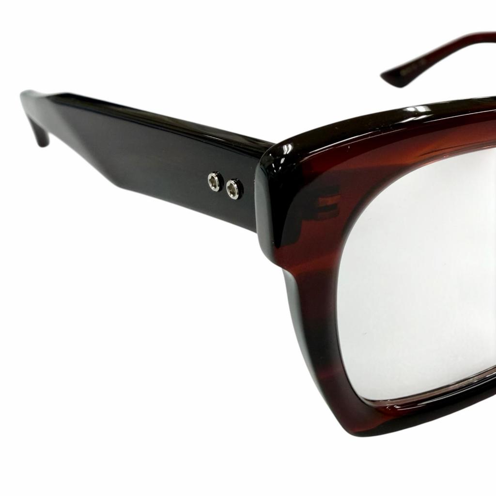 Pristine DITA Glasses AMOZA Clear Red Women DTX734 Used