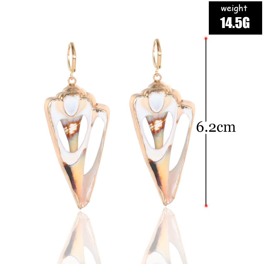 Summer Personalized Conch Beach Series Earrings Earrings Women