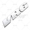 AABIN1 Styling Auto 3D VR6 Metallo Cromo Lega di Zinco Emblema Badge per Carrozzeria Adesivo per Volkswagen Golf R32 Passat CC R36 GT Touareg Phaeton