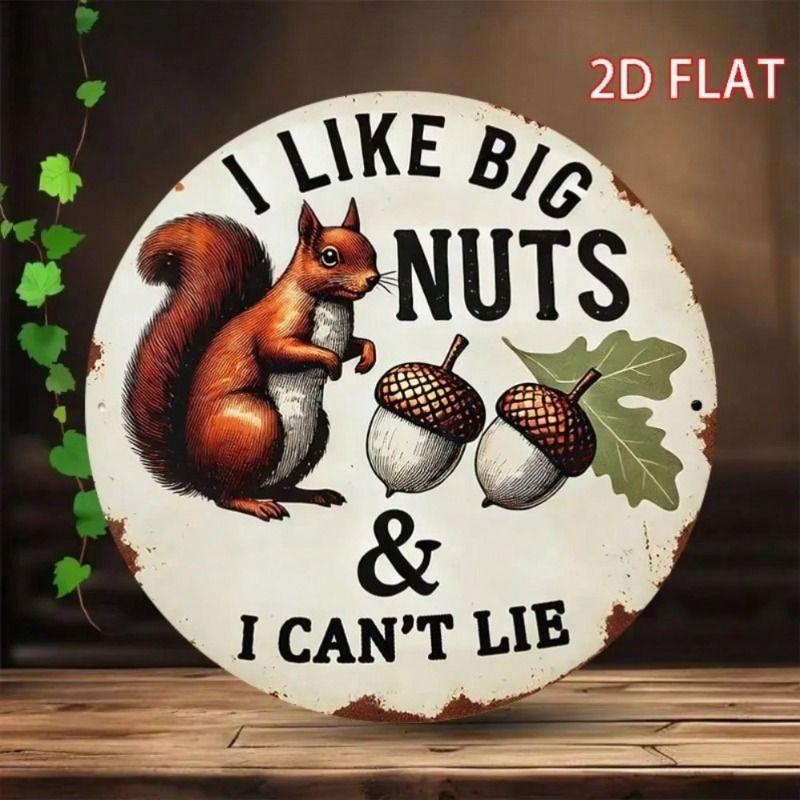 Decorative Metal Tin Sign Wall Art Home Decor 20x20 Cm