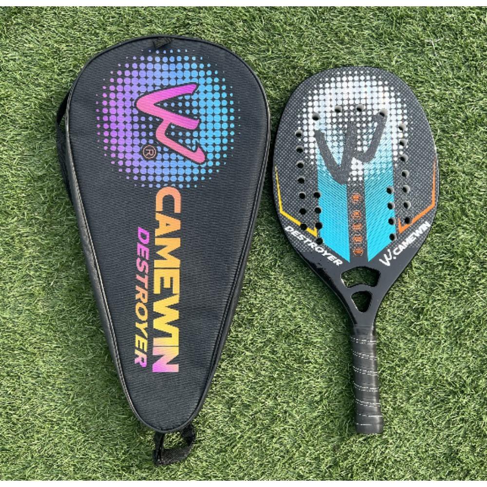 New 3K Transparent Carbon Beach Tennis Rackets