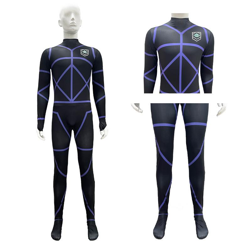 BLUELOCK Blue Prison Anime Onesie Cosplay Halloween Stage Dress Up, Jieshiyi Bee Music Back