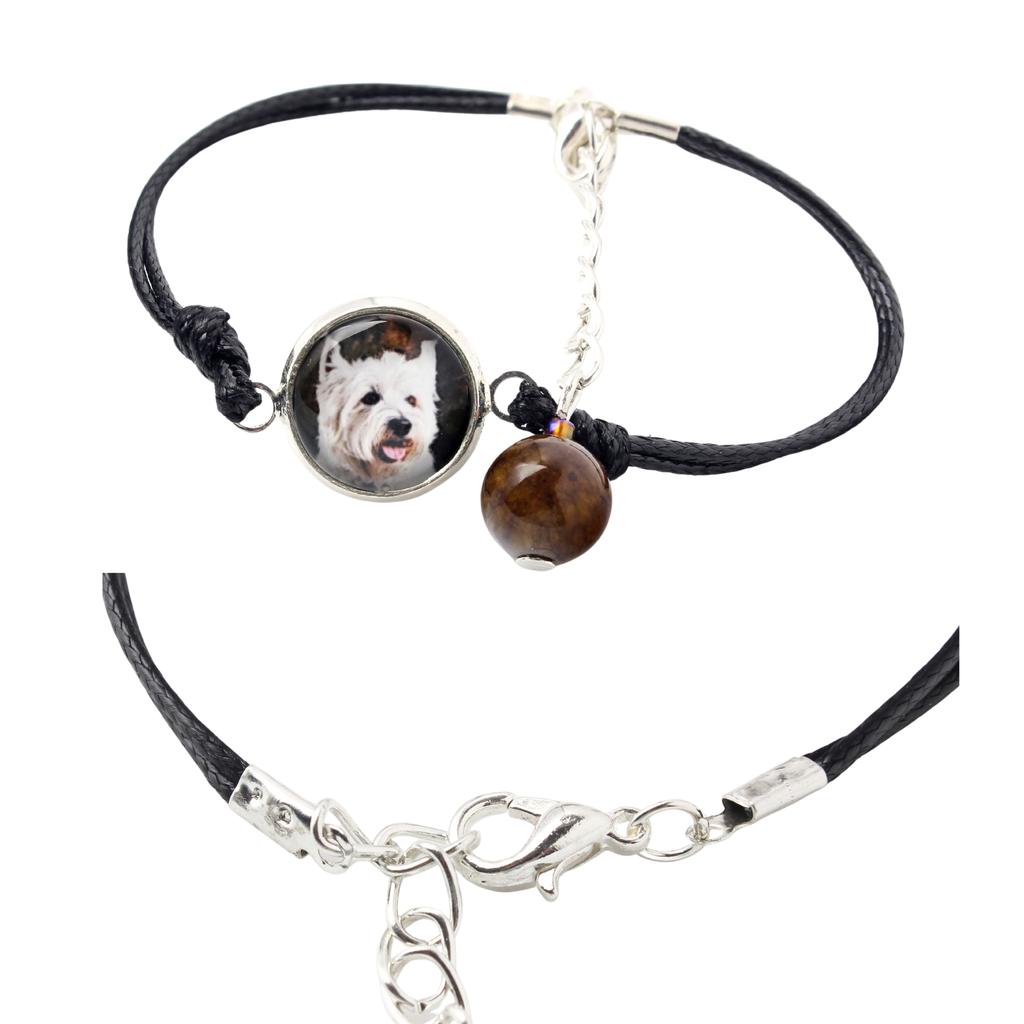 West Highland White Terrier, Westie, Westy – Bracelet in a box with your photo, feminine jewelry | Art-Dog