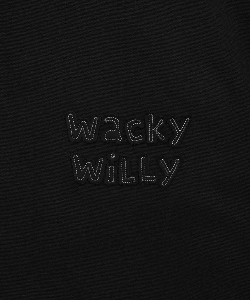 Wacky Willy Hooded Padded Work Jacket Black
