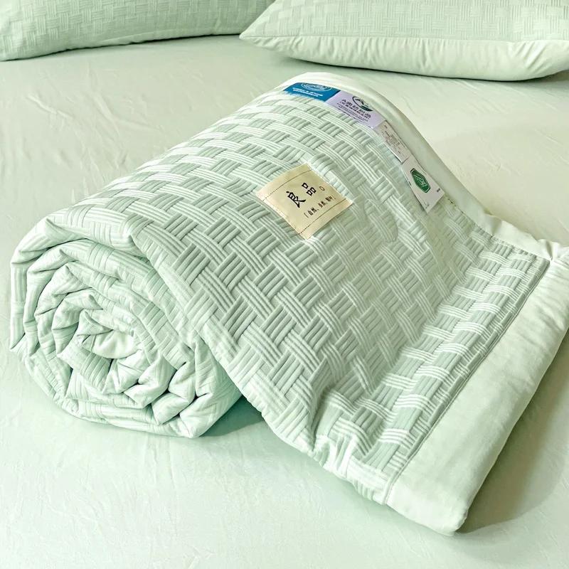 

Summer Quilt - Class A Waffle Weave, Soybean Blend (Cool & Comfortable, Washable Decor Bedding) Quilt 150 x 200cm