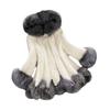 New imitation fur women's coat long imitation fox hair middle coat cotton coat