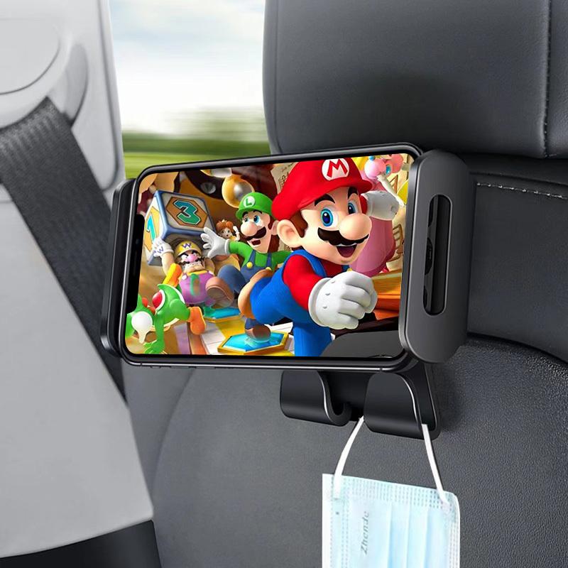Rear Seat Phablet Holder For Volvo Xc60 Xc90 S90 S60 V60 V90 Headrest Ipad Clip Supplies car Accessories