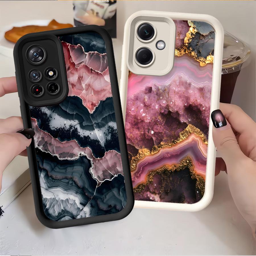 Case for Xiaomi Redmi Note 14 Pro Plus 10 12s 11s 12 14C 12C 13C A1 A2 A3 A4 Note 13 11 Phone Cover Luxury Marble Pattern