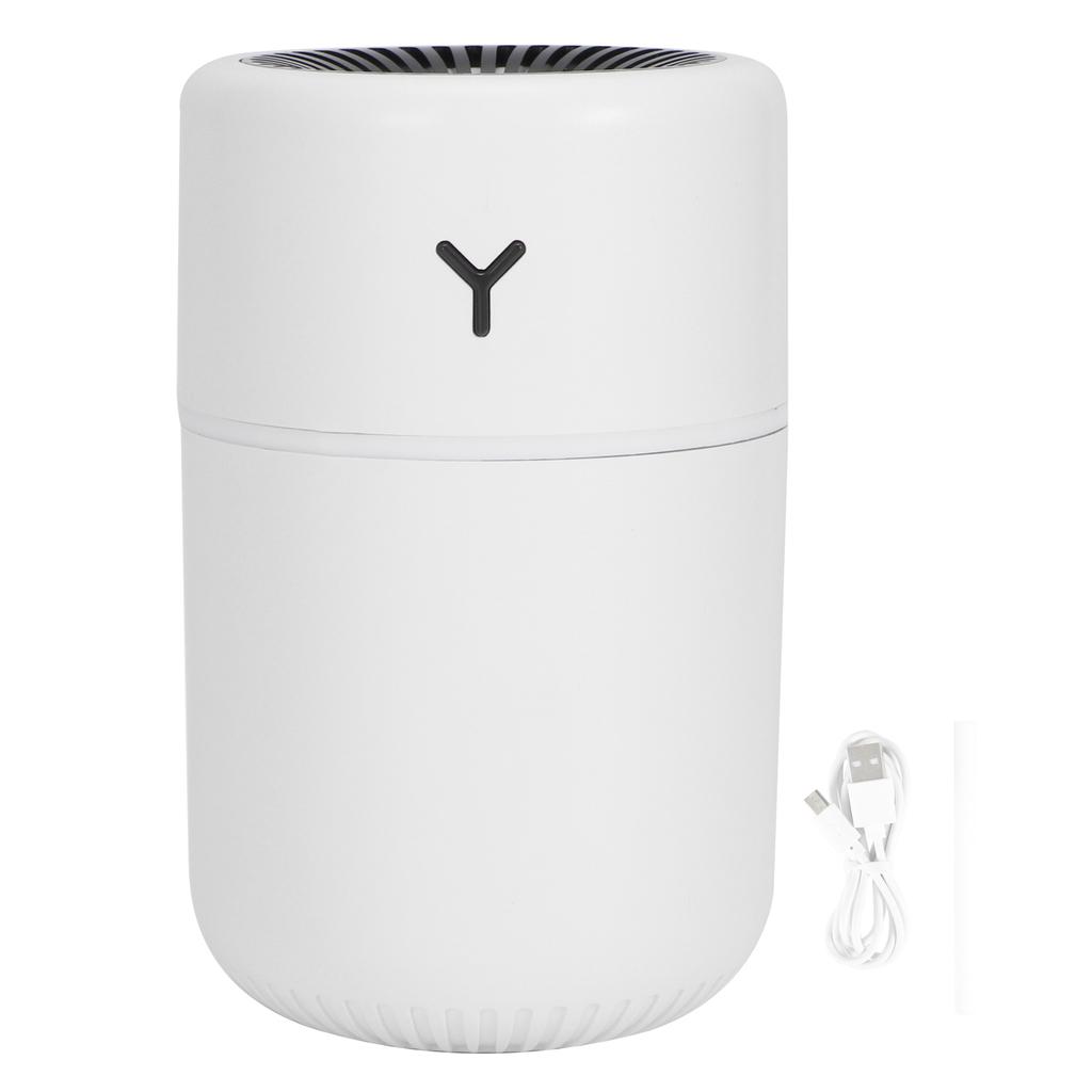 260ml Mini Desktop USB Rechargeable Humidifier with Colorful Ambient Light for Home UseGreen