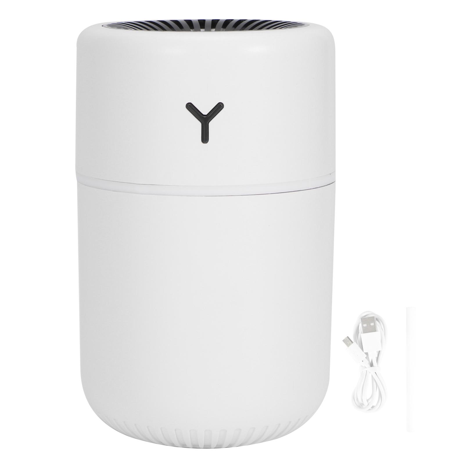 

Мини настольный USB-перезаряжаемый увлажнитель воздуха 260 мл с цветной подсветкой для домаЗеленый белый