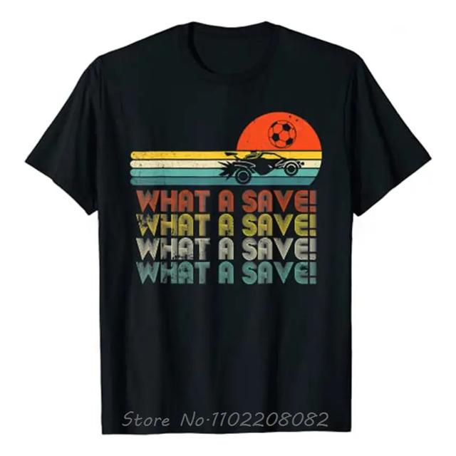 Camiseta Retro What A Save De Rocket League XL