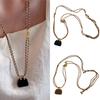 Unique Bohemian Design Handcrafted Rope and Tigers Eye Stone Chokers Bag Necklace Lightweight Comfort for Everyday Wear Gift