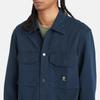 Timberland Men's Washed Heavy Twill Overshirt, Dark Sapphire, Size L, TB0A42K54331