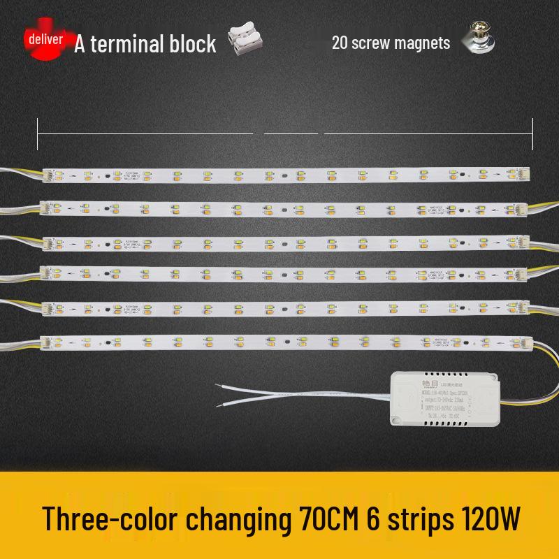 Dimmable LED Ceiling Light Panel: Dual/Triple Color Light Board & Bar