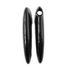 2Pcs Black Door Handle Cover Sticker For MINI Cooper R50 R52 R53 R55 R56 2001-13