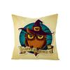 New Home Furnishings Halloween Polyester Pillow Case Home Pumpkin Ghost Fire Cushion Waist Pillow Case
