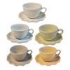 Puppenhaus Miniatur Kaffeetassenset Mini Espresso Tasse Teetasse und Tassenhalter Set für Puppenhaus Küchenzubehör
