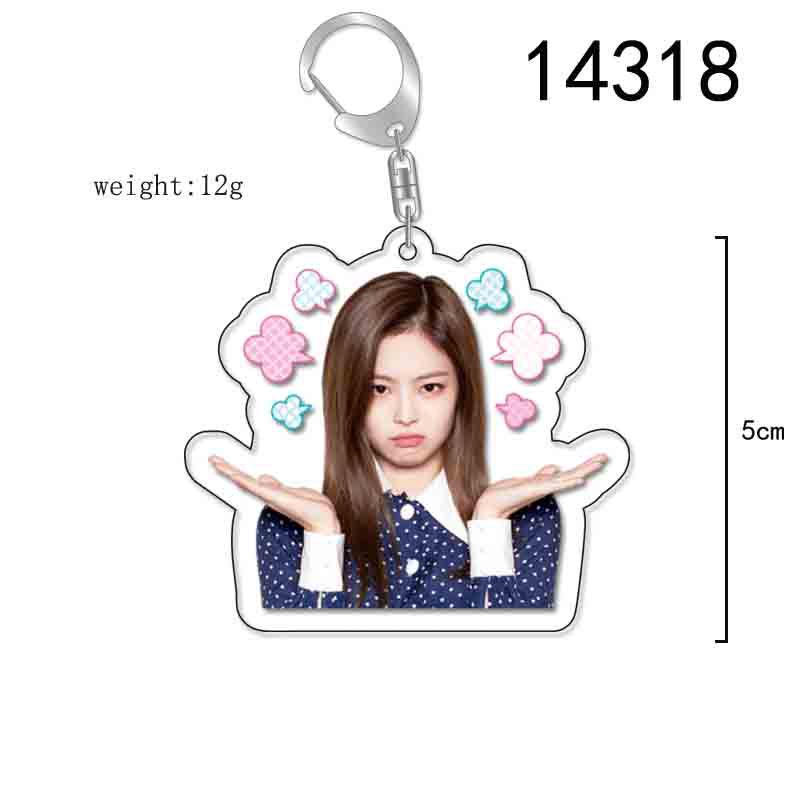 BLACKPINK Acrylic Double-Sided Keychain: Lisa, Jisoo, Jennie, Rosé
