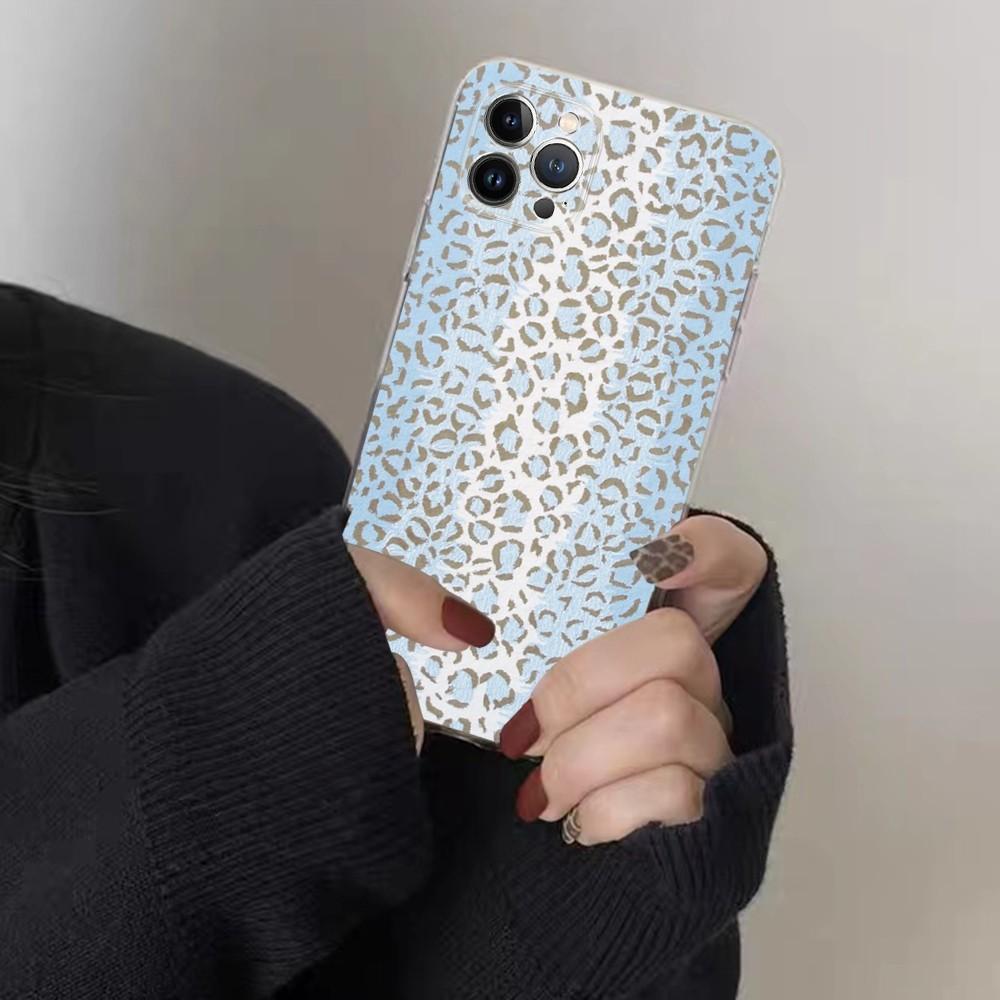 Leopardenmuster Handyhülle für iPhone 15 8 7 6 6S Plus X SE 2020 XR XS 14 11 12 13 Mini Pro Max Handyhülle
