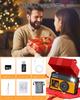 Digital Camera Video Dual Includes 32GB Micro SD AF Compact Camera with IPS Large Screen and Rear 18x Image High Japanese Instruction Manual Ideal for