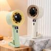 Handheld Fan, with Portable Hook Powerful Fan, Intelligent Digital Display And Speed Adjustment Design, Fan for Travel And Desktop