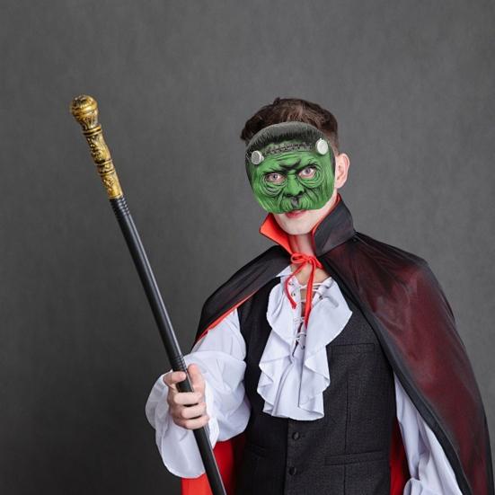 Wissenschaftler Freak Maske Gruselige Halbe Gesichtsmaske Latex Cosplay Maske