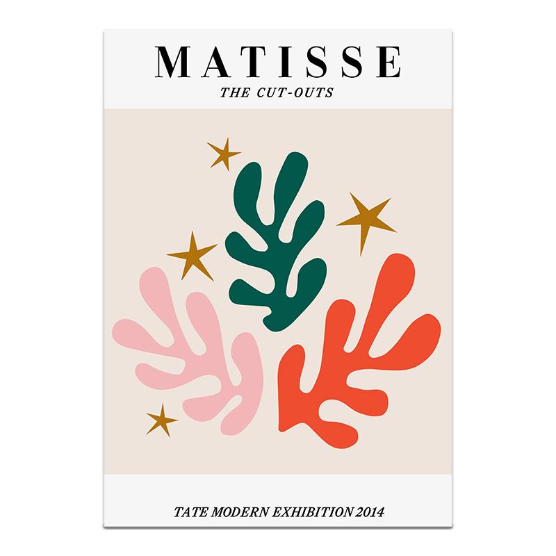 Henri Matisse Poster Flower Canvas Painting Art Nordic Leaf Posters Prints Wall Pictures for Living Room Home Decor Unframed