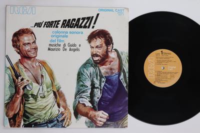 LP Schallplatte OST GUIDO E MAURIZIO DE ANGELIS Piu Forte Ragazzi OLS14 RCA 1974 Italien Soundtracks Musicals Gebraucht