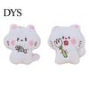 Handbags Decorative Accessory Holding Fish Cat Plush Pendant, Stuffed Fork White Kitten Keychain for Backpacks Purses Bag Charm