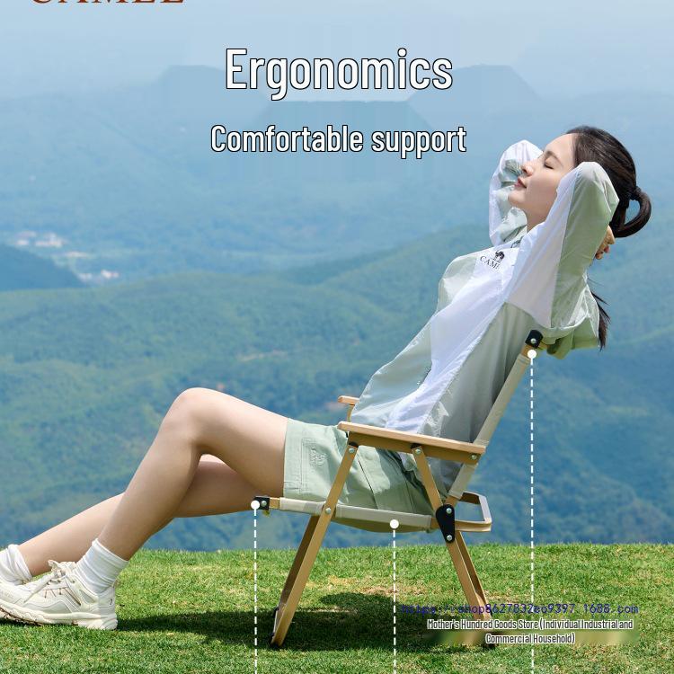 Outdoor Folding Camping Chair and Stool for Fishing and Beach Trips